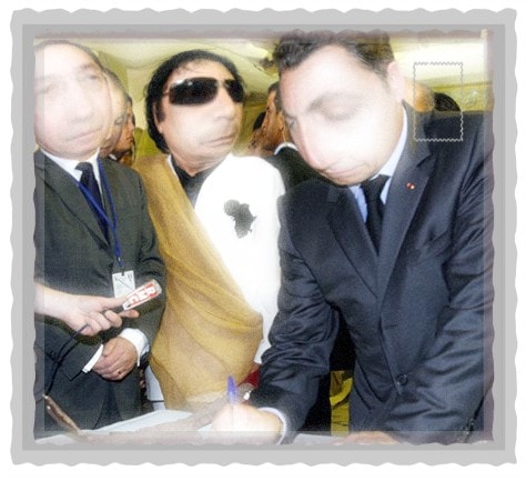 rencontre kadhafi sarkozy